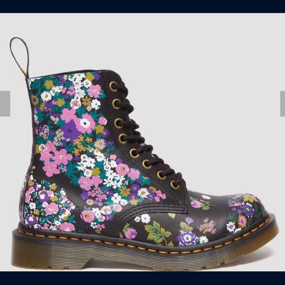 Dr Martens 1460 Pascal - Vintage Floral Boots - Picture 9 of 9